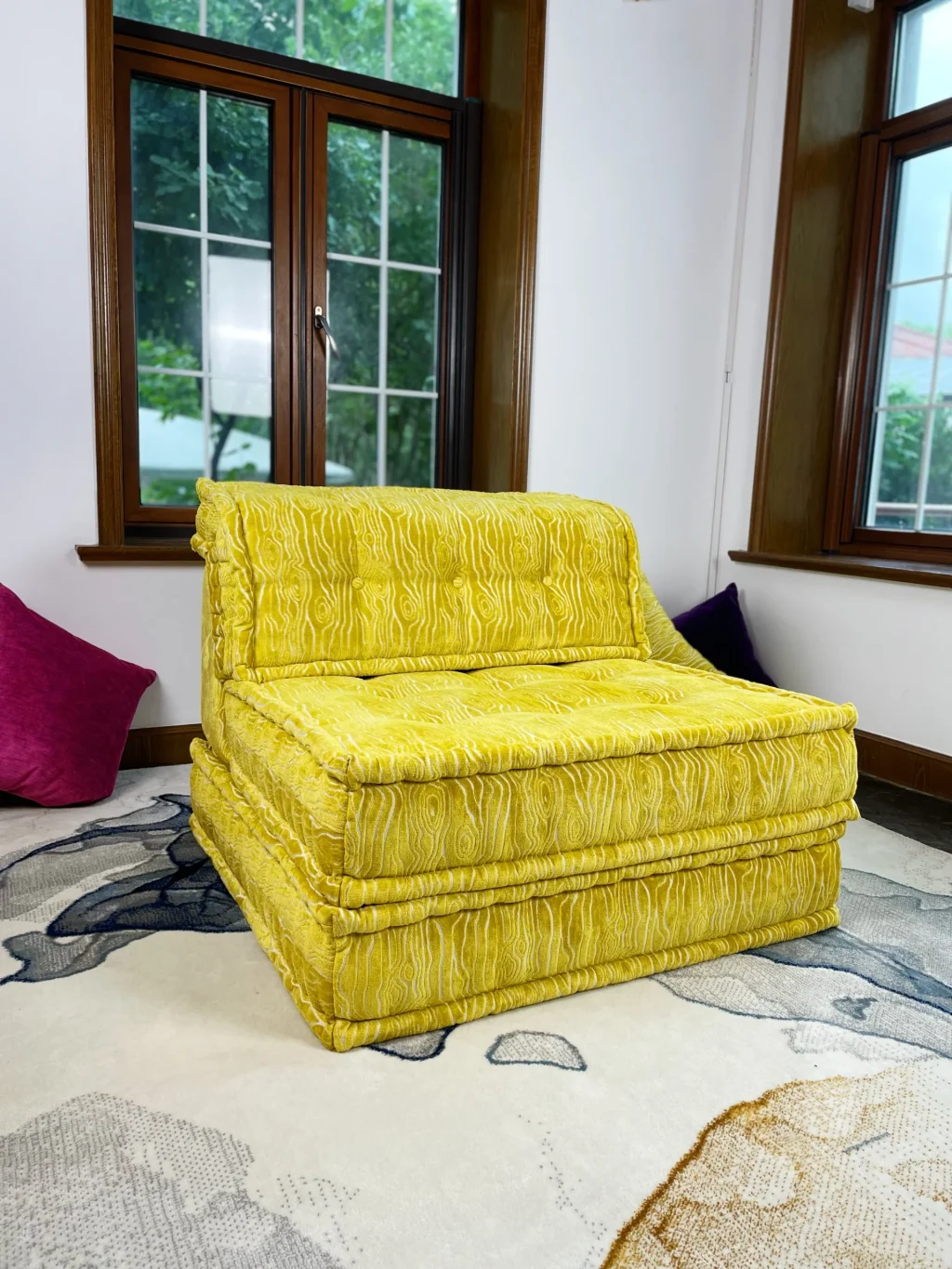 French Daybed Sofa : Golden Citrus