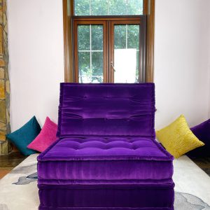 French Daybed Sofa : Regal Lavender