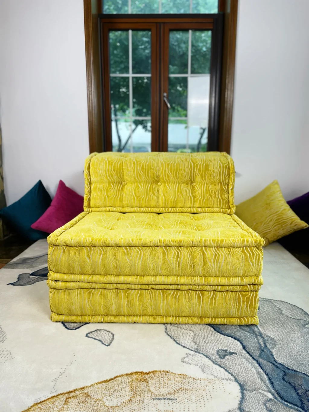 French Daybed Sofa : Golden Citrus