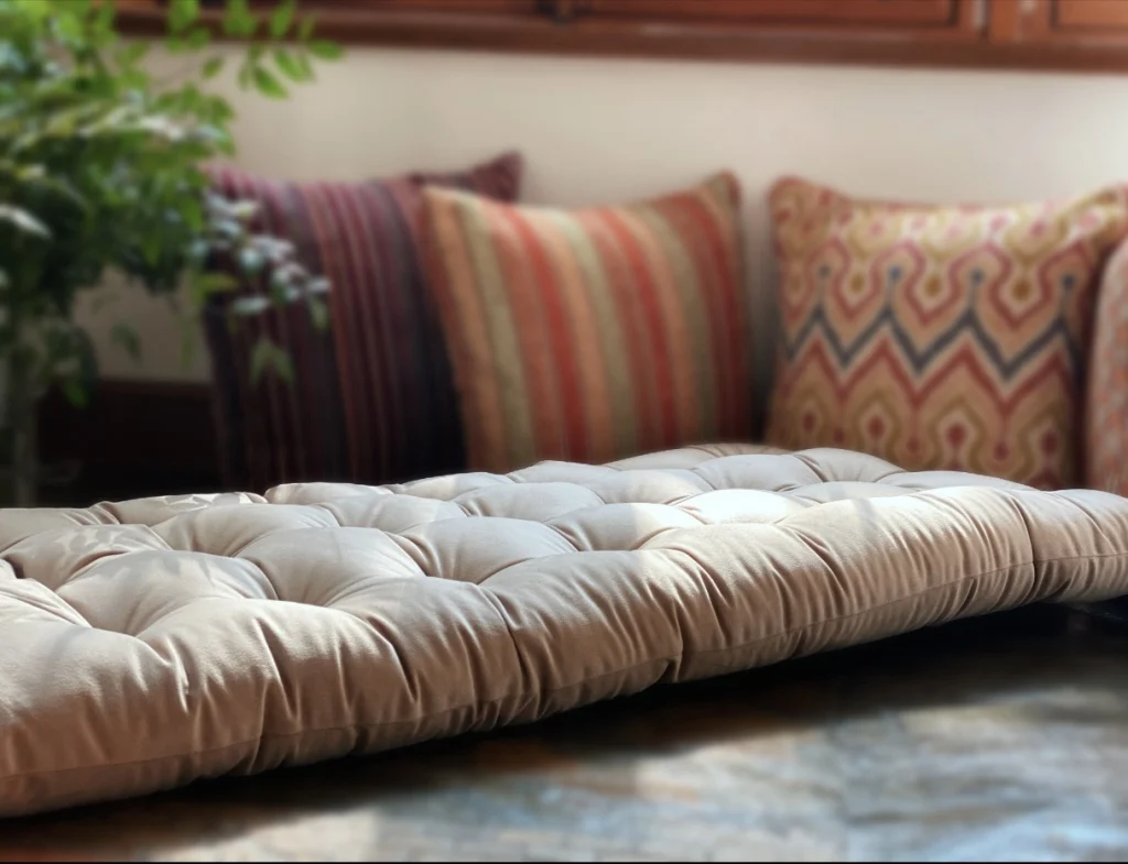 French Mattress Cushion Padded Floor Mat