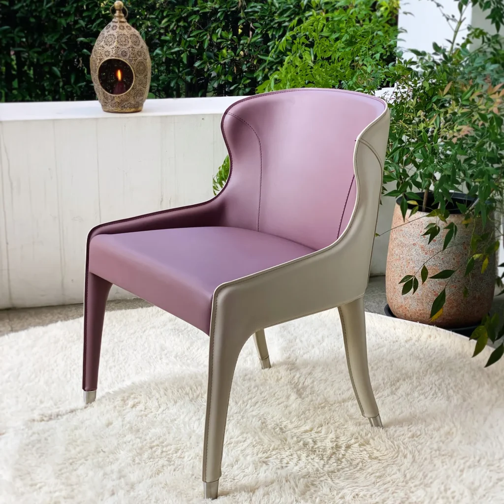 Upholstered Leather Chair