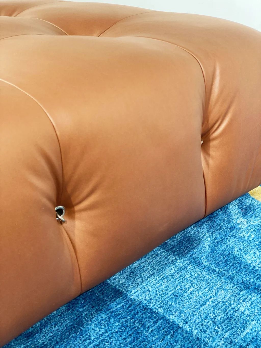 Mario Bellini Tribute Sofa : Square Ottoman (Fabric or Microfiber Suede)