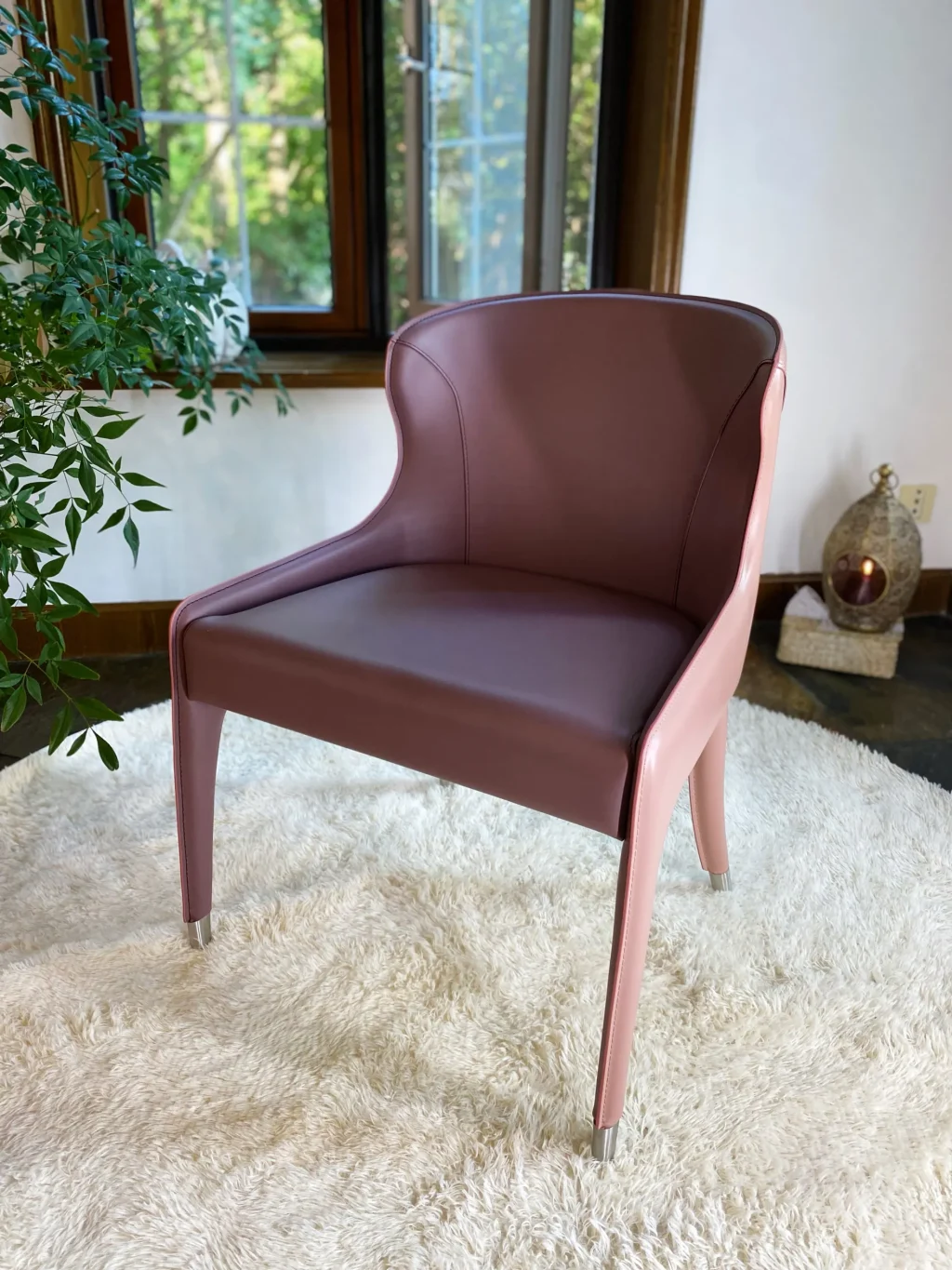 Upholstered Leather Chair
