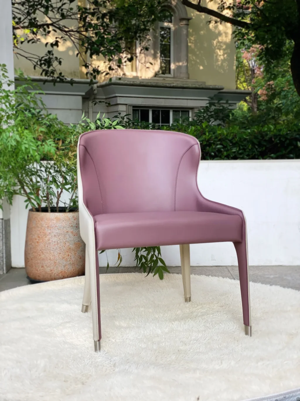 Upholstered Leather Chair