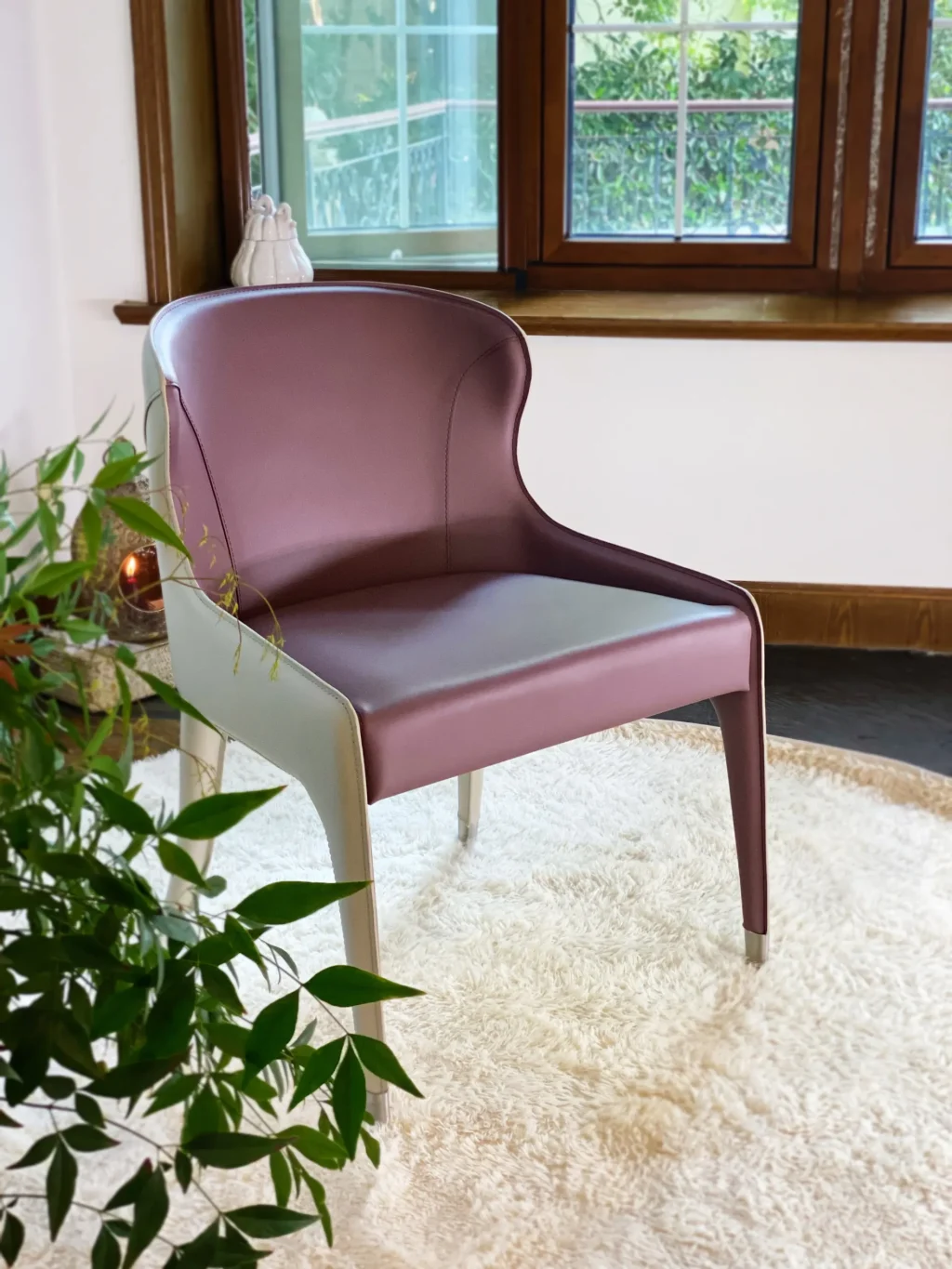 Upholstered Leather Chair