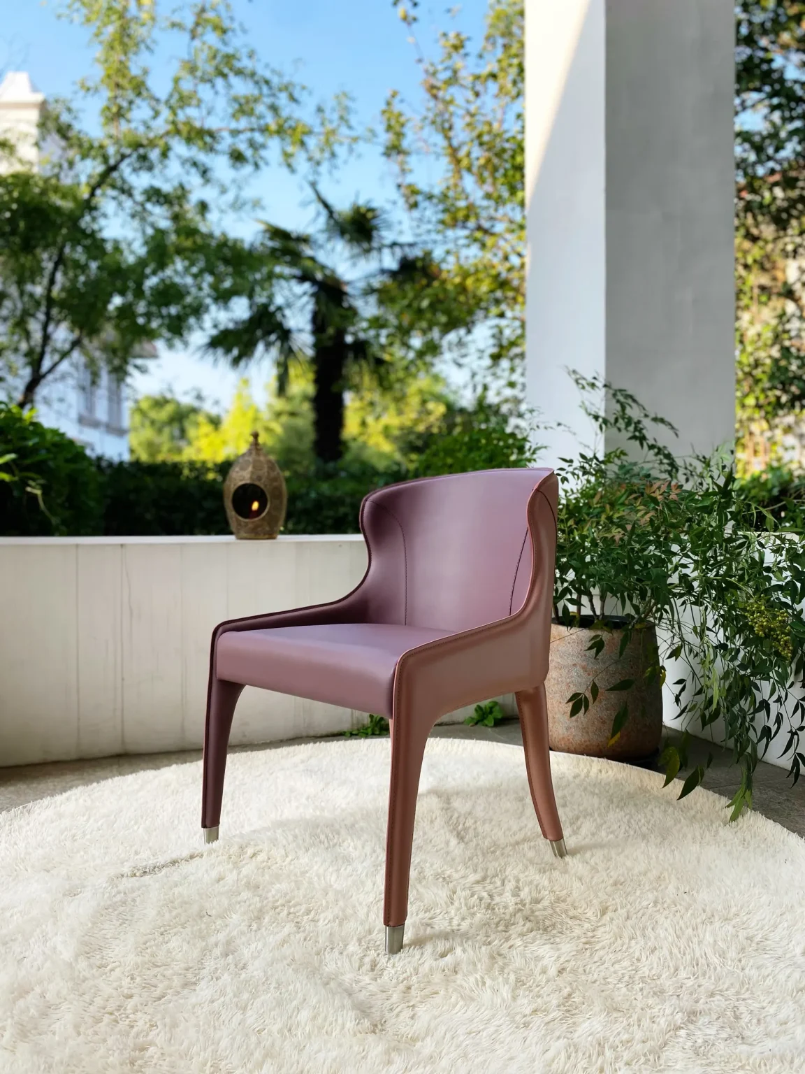 Upholstered Leather Chair