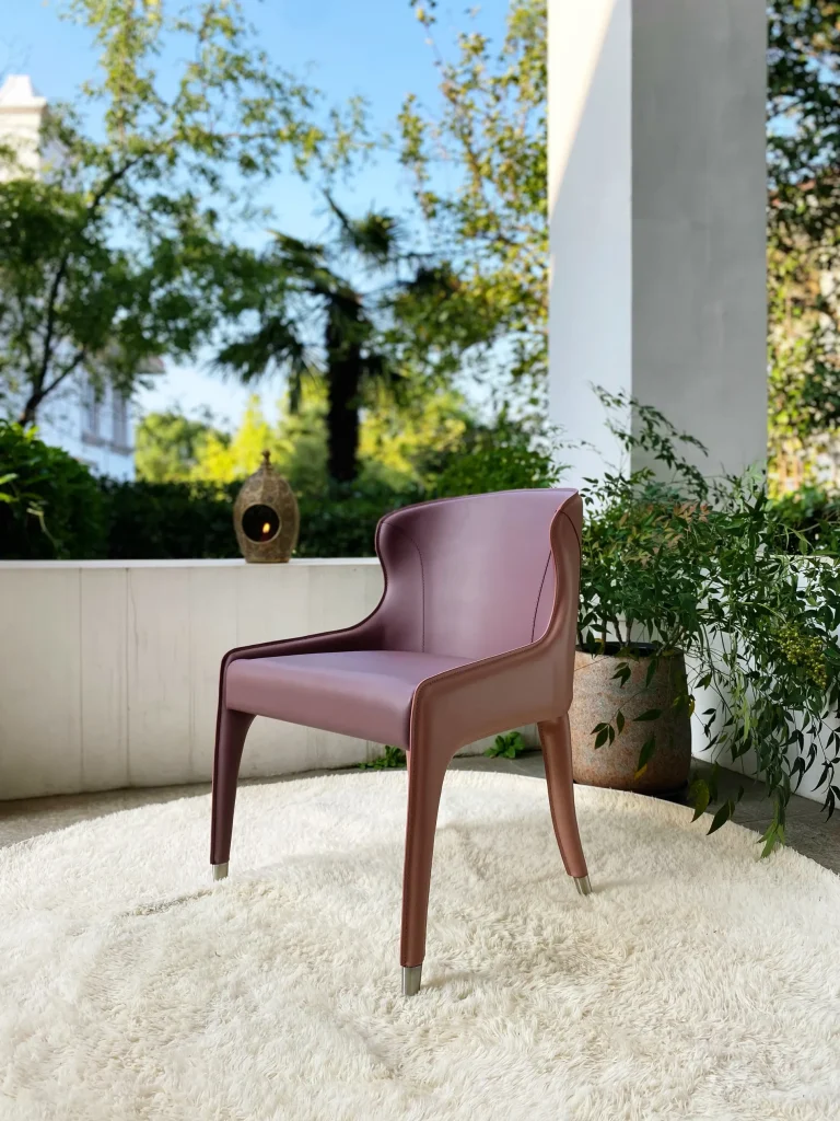 Upholstered Leather Chair