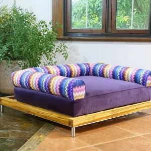 Teak Patio Mah Jong Couch Set