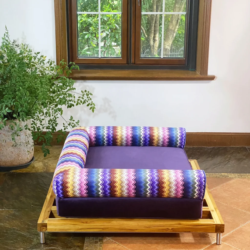 Teak Patio Mah Jong Couch Set