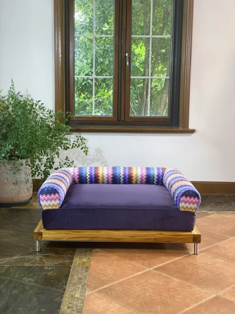 Teak Patio Mah Jong Couch Set