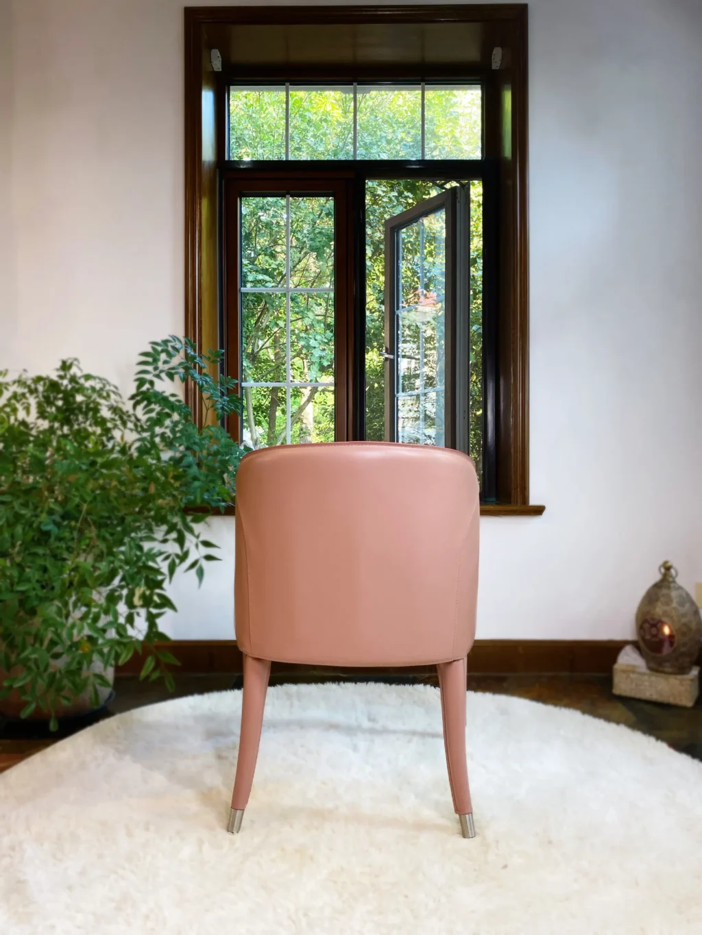 Upholstered Leather Chair