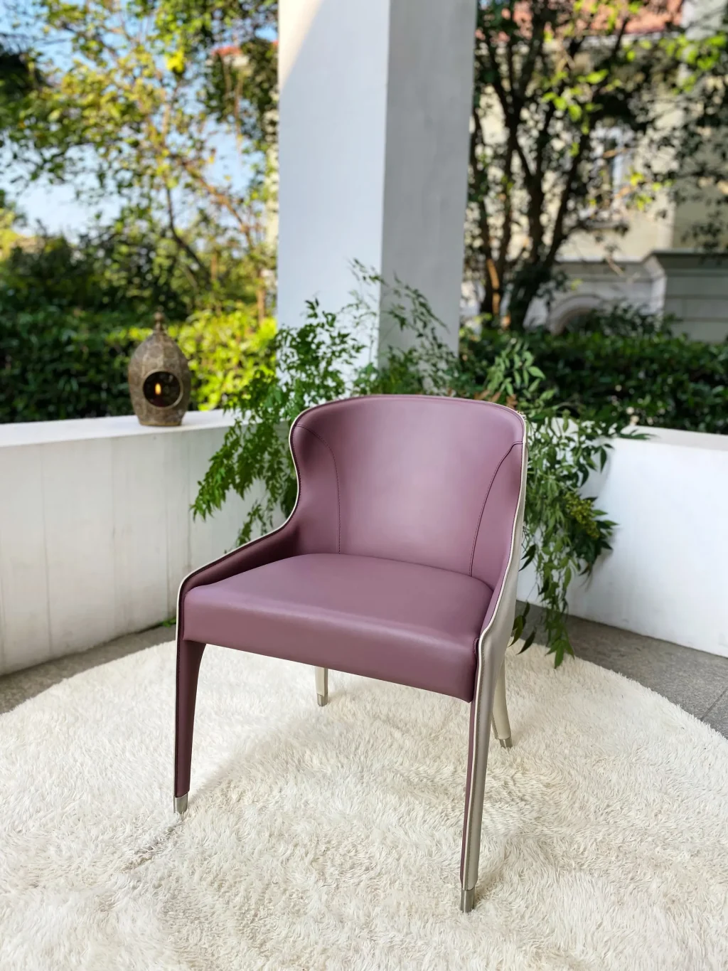 Upholstered Leather Chair