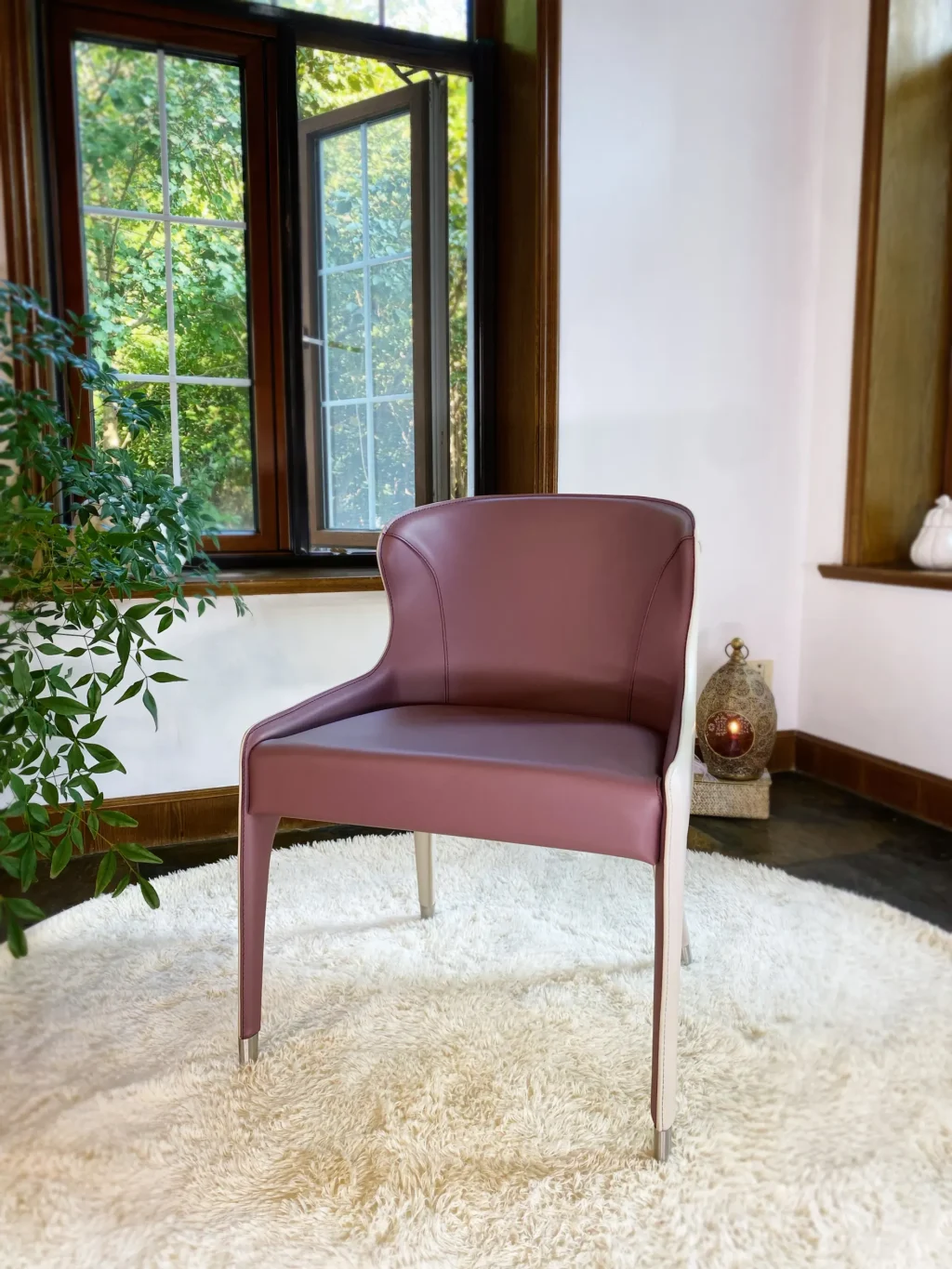 Upholstered Leather Chair
