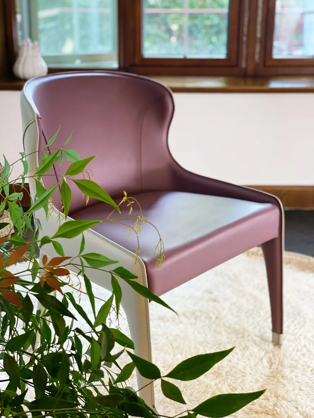 Upholstered Leather Chair