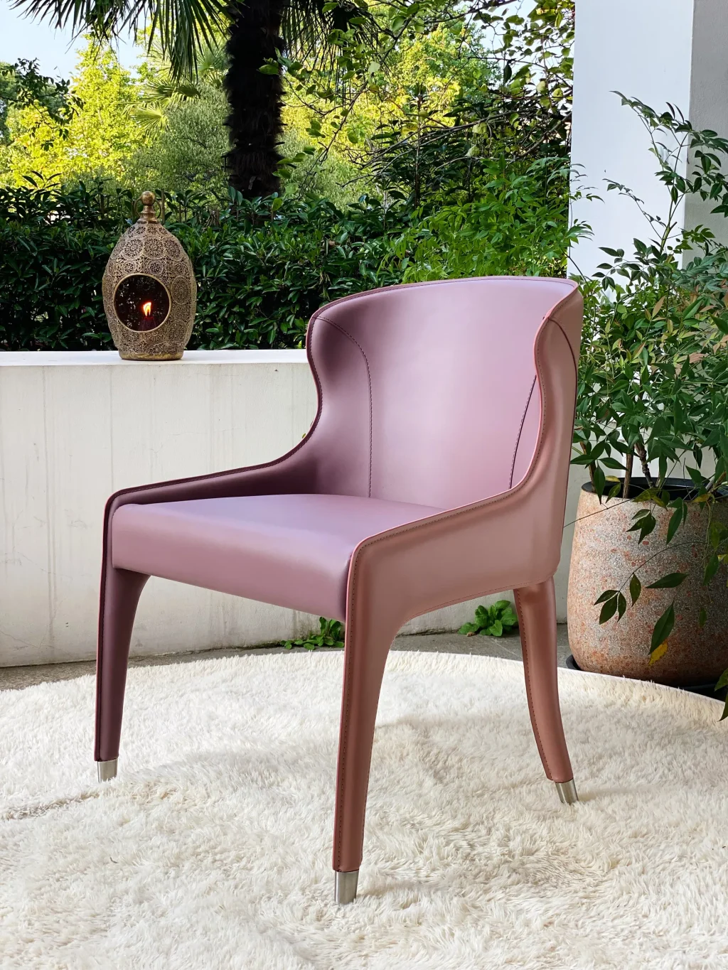 Upholstered Leather Chair