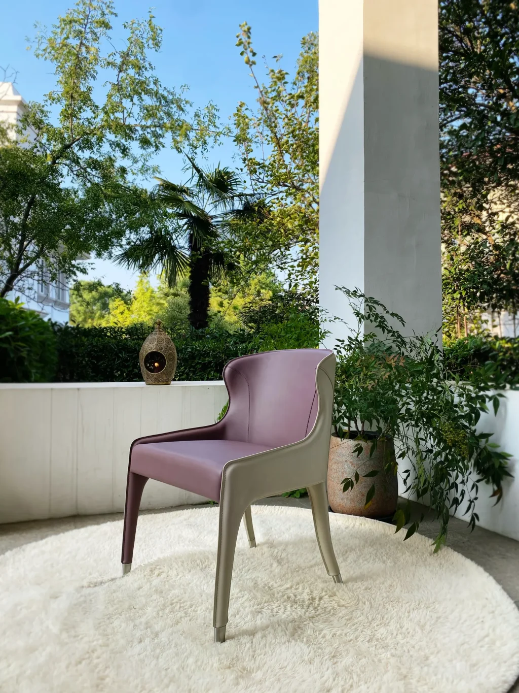 Upholstered Leather Chair