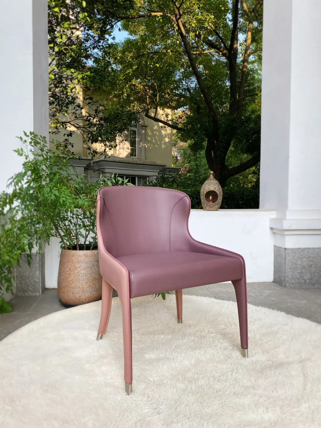 Upholstered Leather Chair