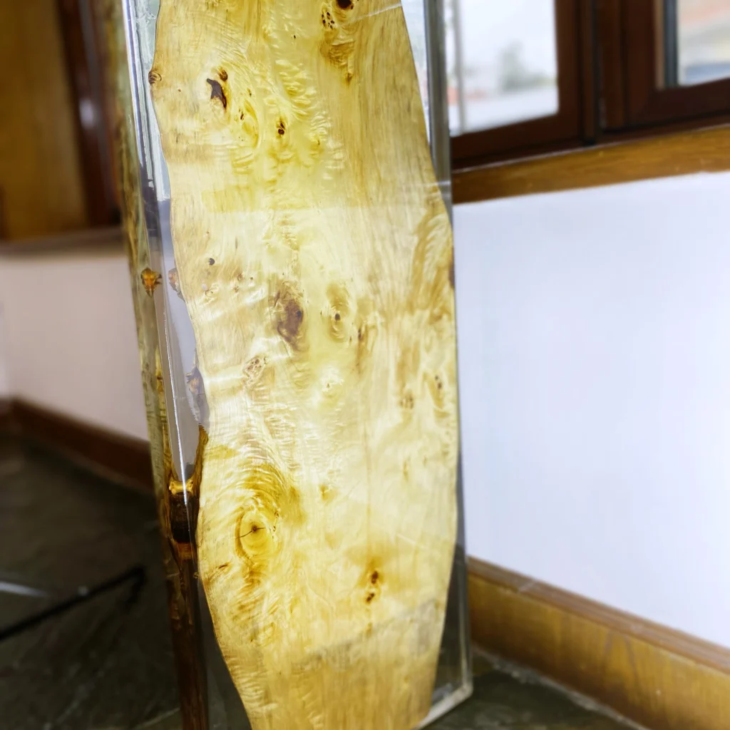 Waterfall Epoxy Console Table