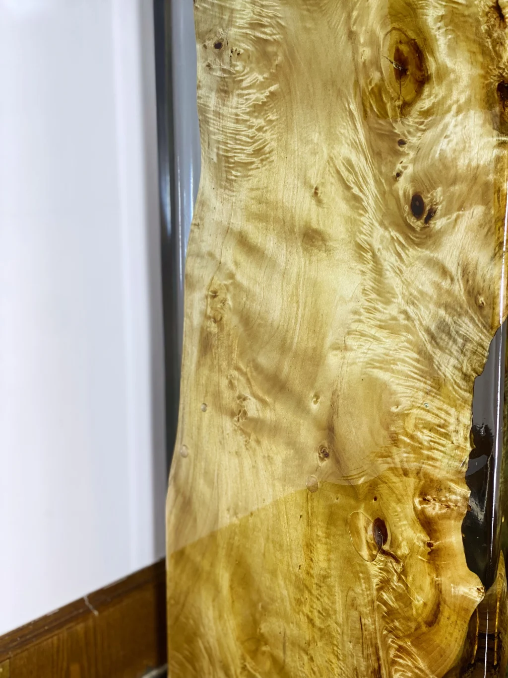Waterfall Epoxy Console Table
