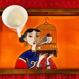 Hand Painted Ceramic Tray