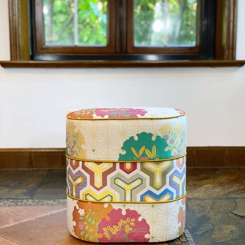 Oval Ottoman Pouf