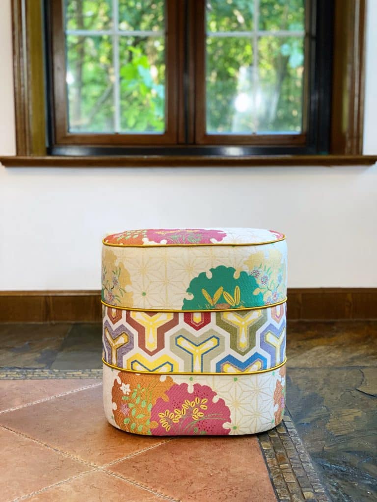 Oval Ottoman Pouf