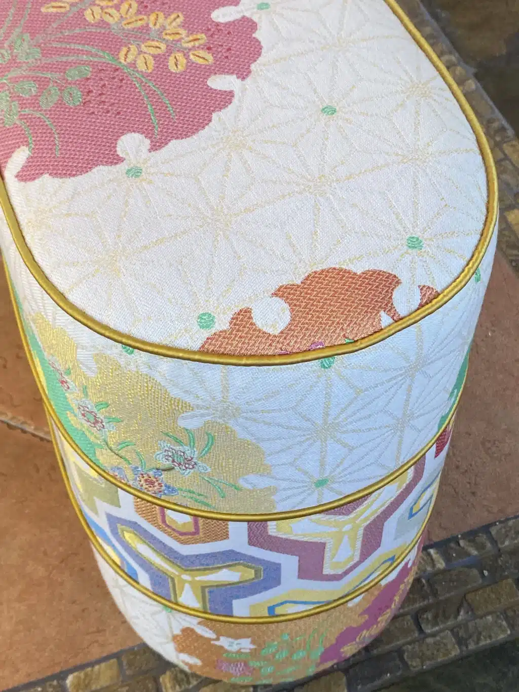 Oval Ottoman Pouf