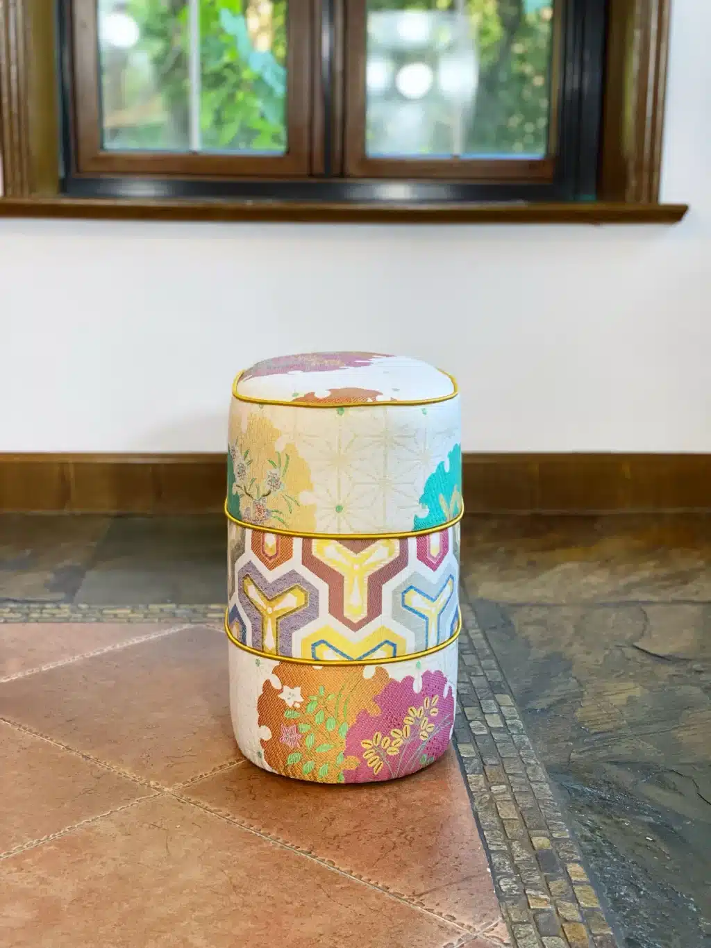 Oval Ottoman Pouf