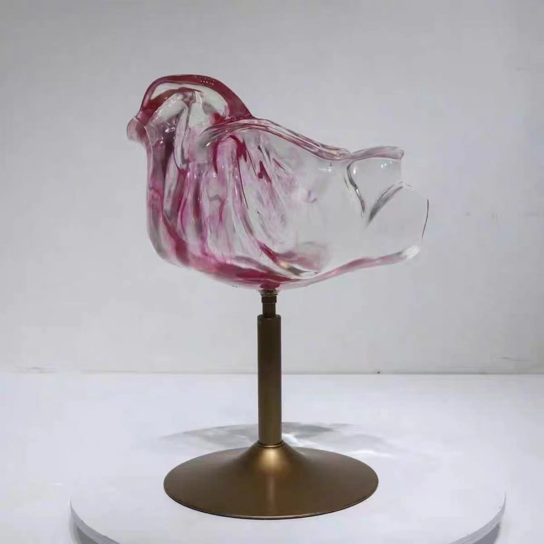 Marbling Flower Bar Stool