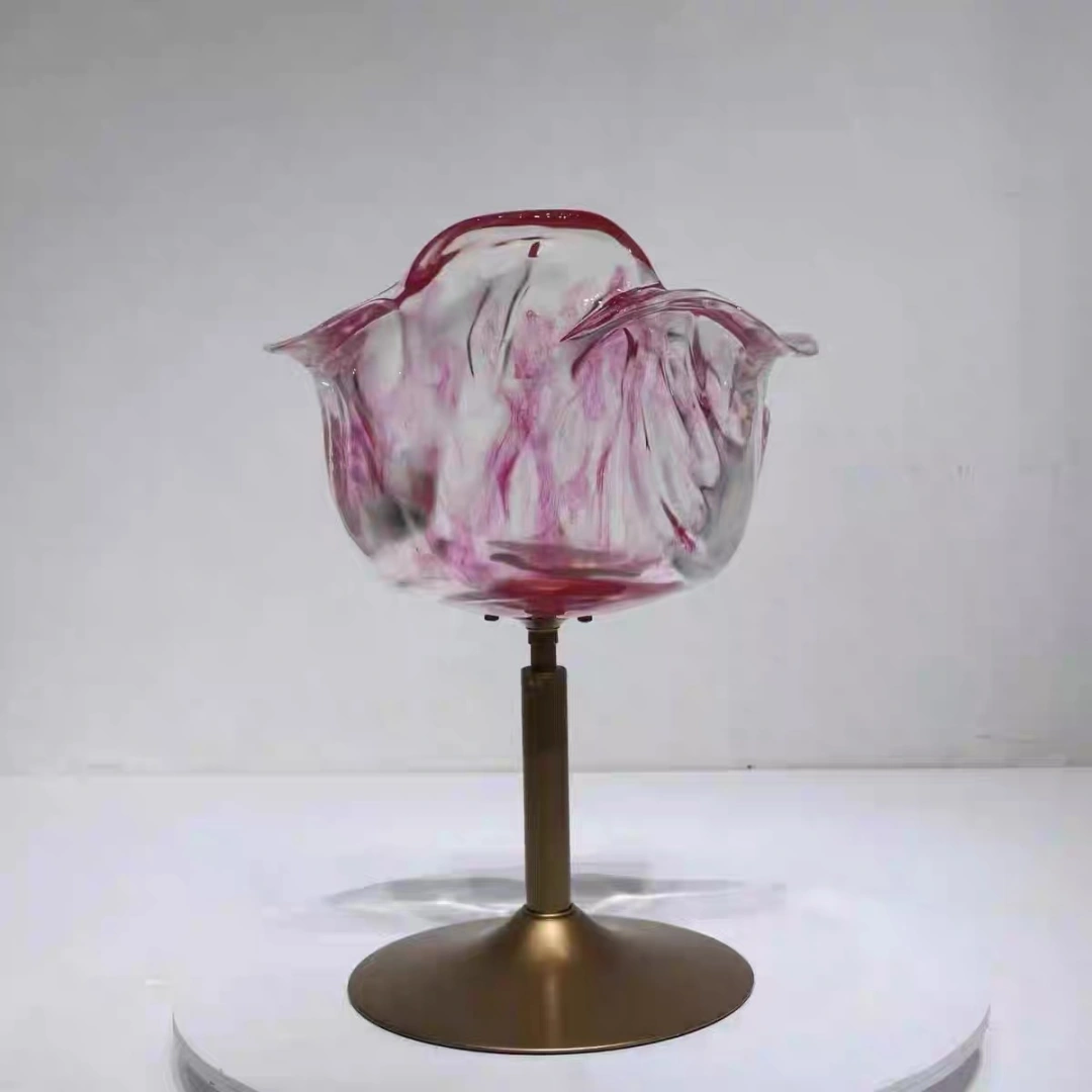 Marbling Flower Bar Stool