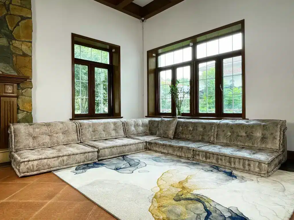 French Daybed Sofa: Clarke&Clarke Tropicale