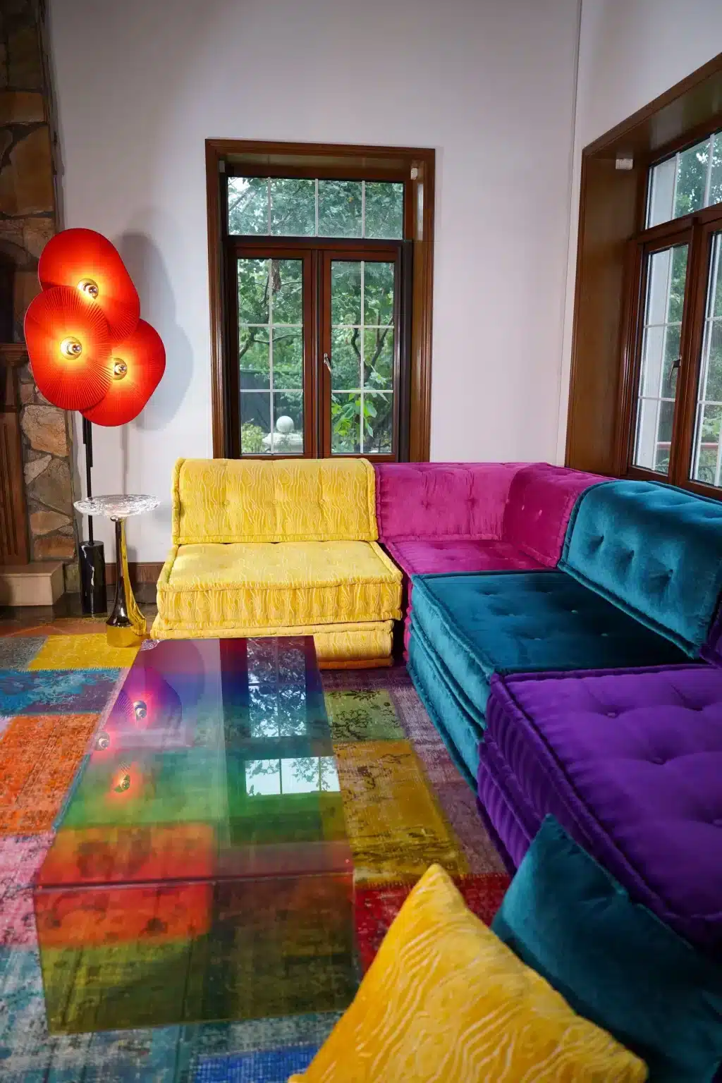 Rainbow Moon Low Table