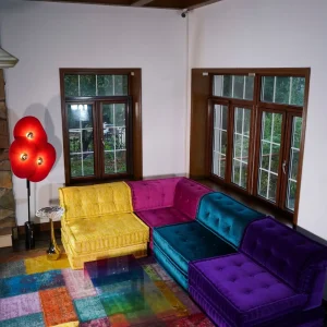 Rainbow Moon Low Table