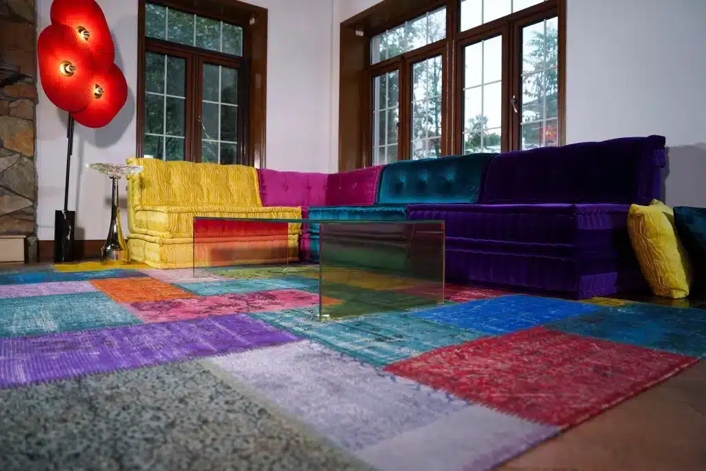 Rainbow Moon Low Table