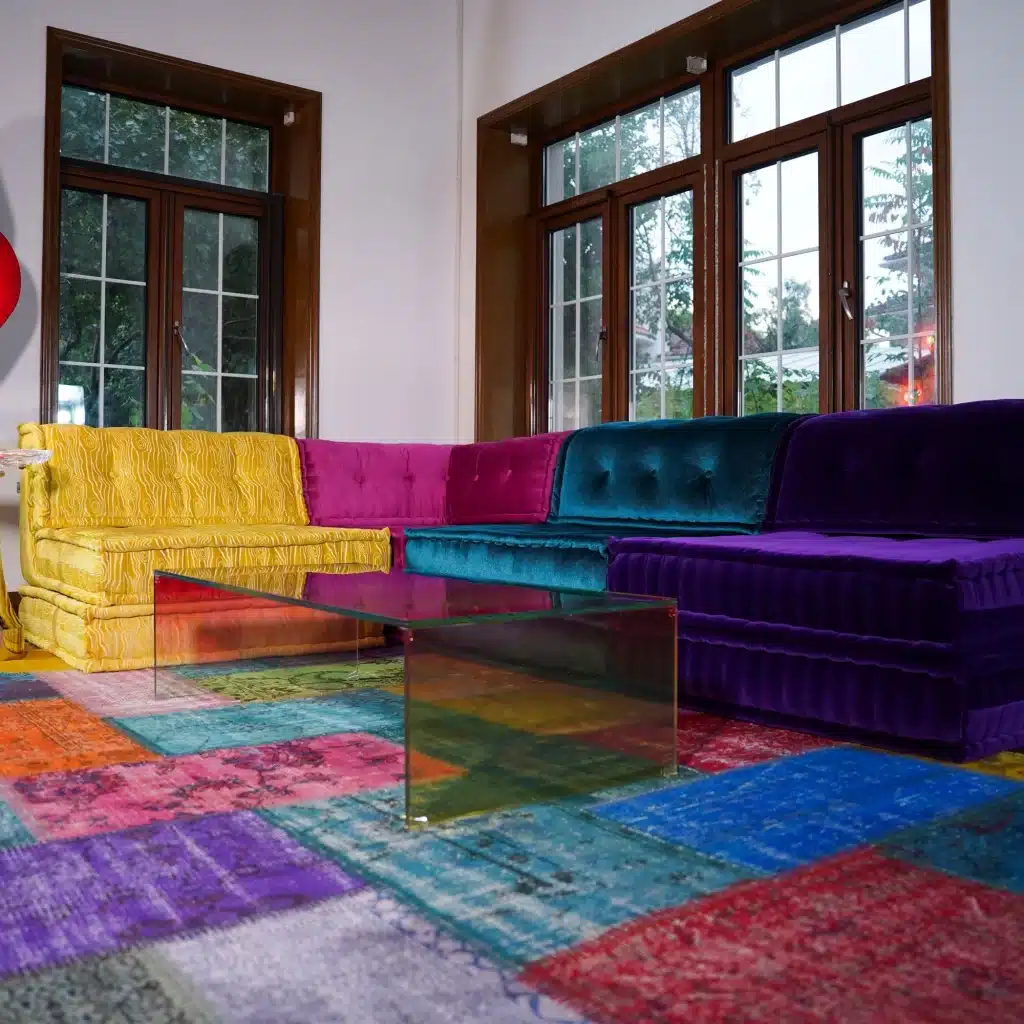 Rainbow Moon Low Table
