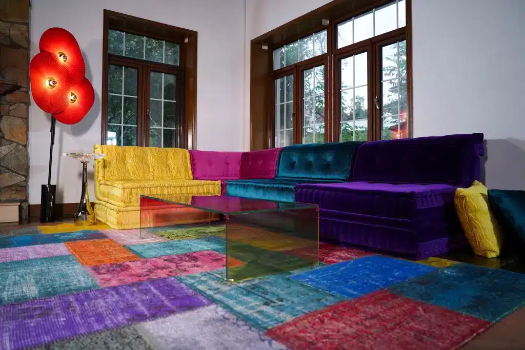 Rainbow Moon Low Table
