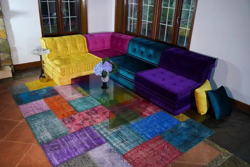 Rainbow Moon Low Table