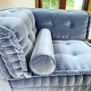 Bolster Neckroll Decor Pillow - Velvet