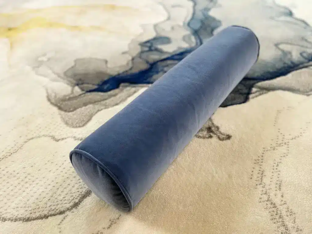 Bolster Neckroll Decor Pillow - Velvet