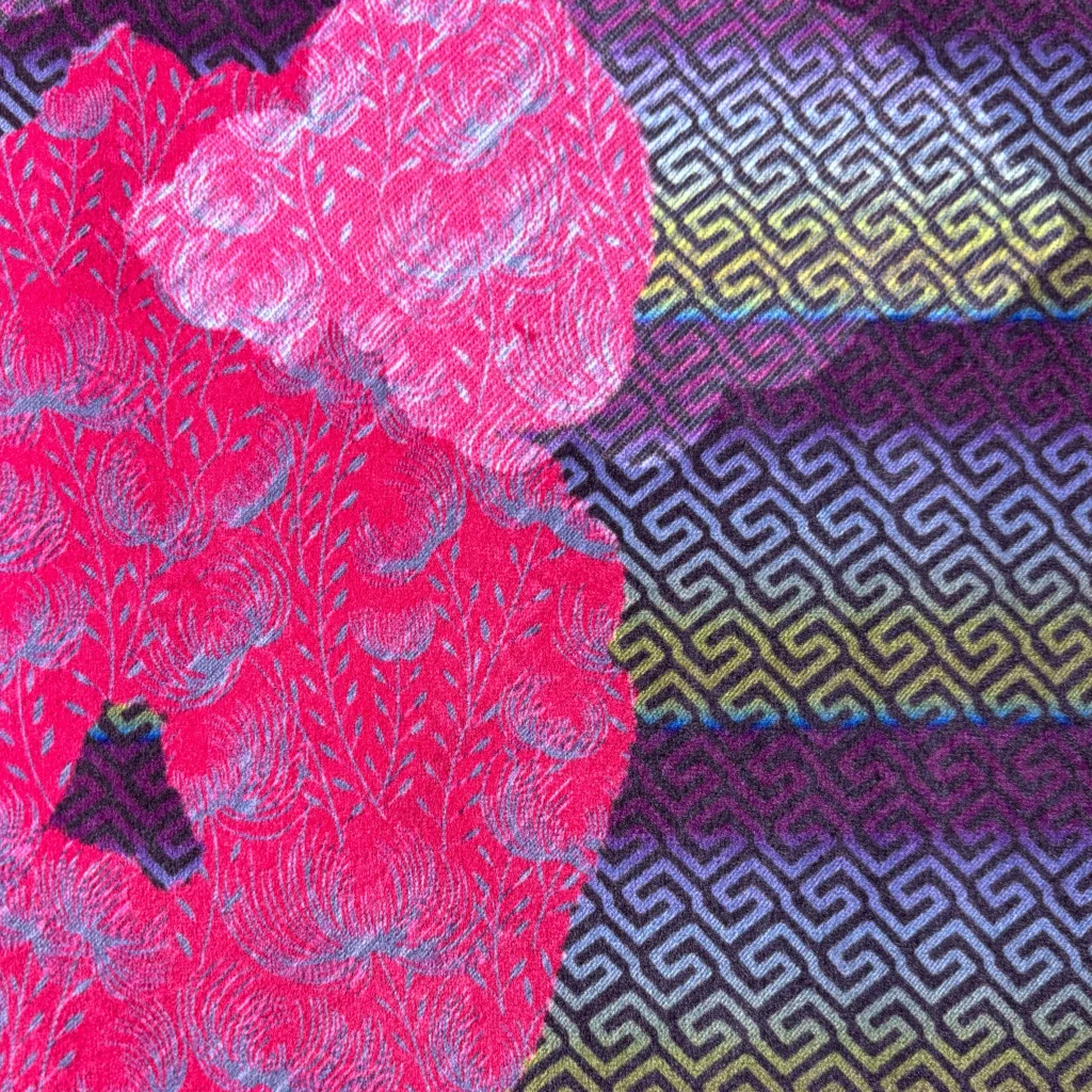 Fabrics-Fuchsia Cloud