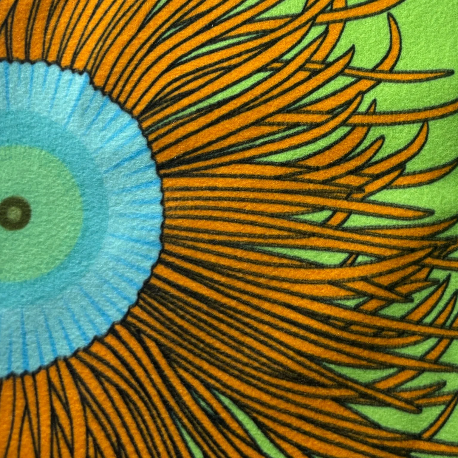 Fabric-Green Mum