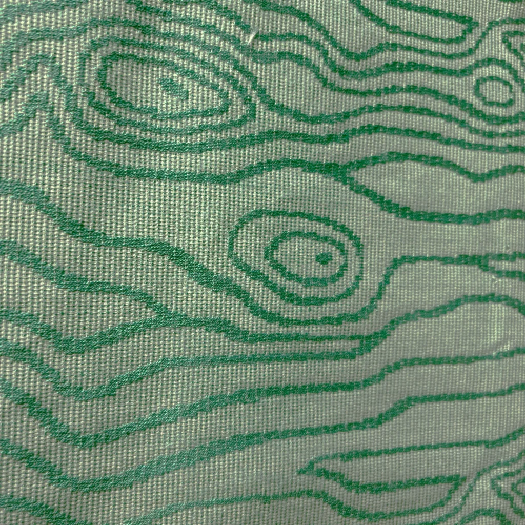 Fabric-Green Wood Grain