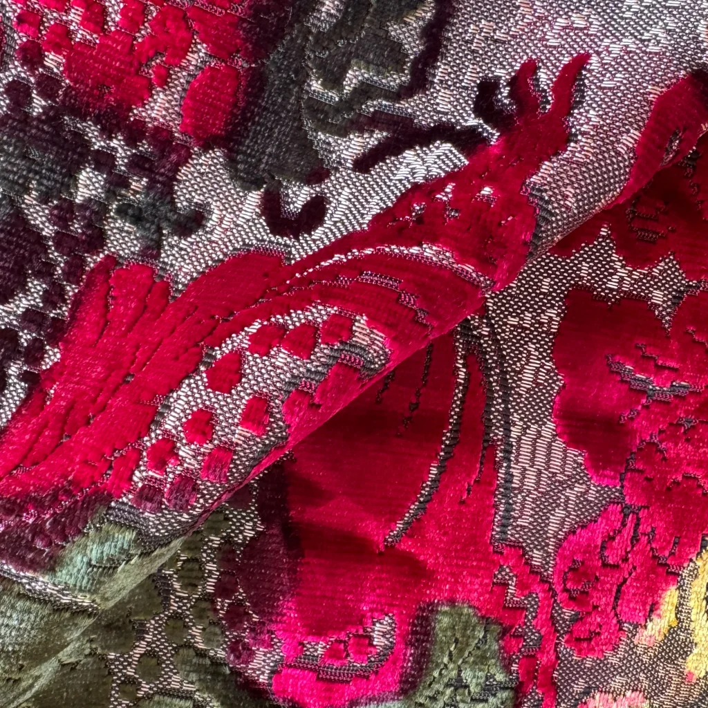 Fabric-Darkly Vibrant Damask