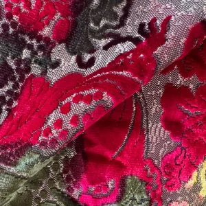 Fabric-Darkly Vibrant Damask