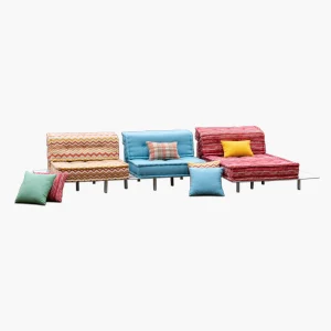Outdoor Mah Jong Sofa Set: Lex