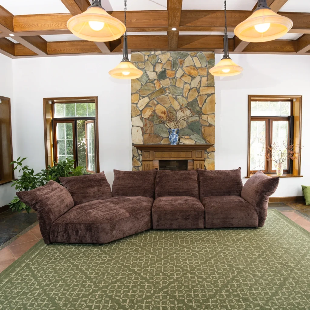 Petal Standard Sofa : Brown Set