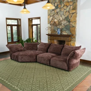 Petal Standard Sofa : Brown Set