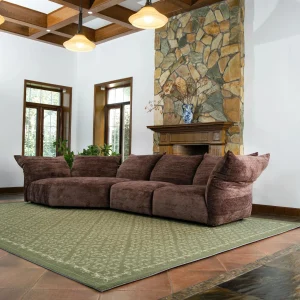 Petal Standard Sofa : Brown Set