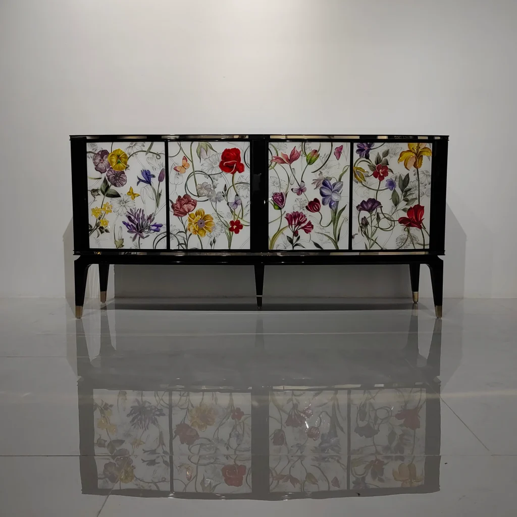 Inlay Furniture - Secret Garden Sideboard (White)