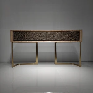 Crystal Inlay Furniture: Camellia Console Table